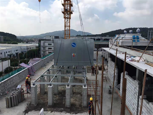 玻璃鋼冷卻塔廠家教你，玻璃鋼冷卻塔的電機應該怎么維護?(橫流玻璃鋼冷卻塔定制)