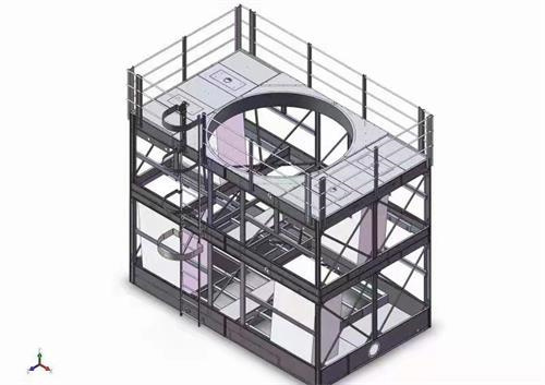 閉式冷卻塔傳熱性能和什么有關?(中溫逆流式方形冷卻